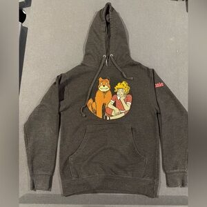 Annie The Broadway Musical Tour Cartoon Pullover Hoodie - Size Small